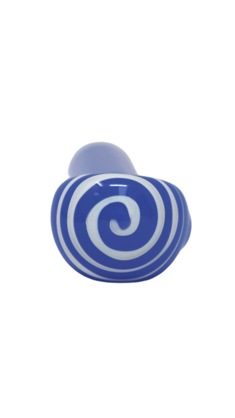 Booth $ix Glass Mini Spoon With Spiral Wrapped Head
