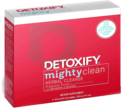 Detoxify Mighty Clean 3 pack 8fl oz each
