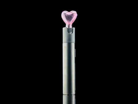 Lovey Heart Pivot Mouthpiece Attachment By Iridescent Glass