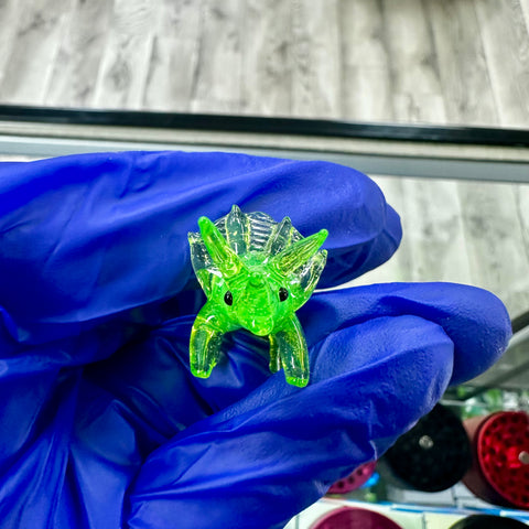 Heady Dino #3 (David White Glass)
