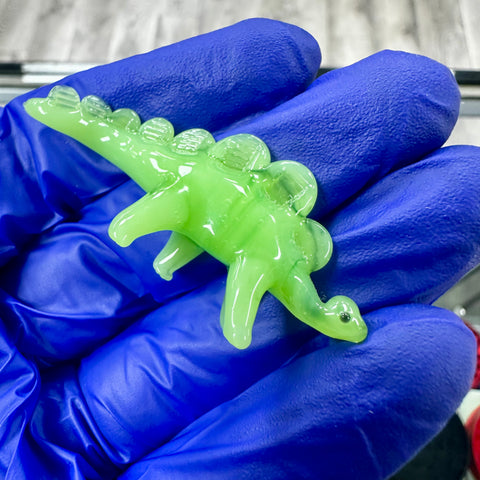 Heady Dino #4 (David White Glass)