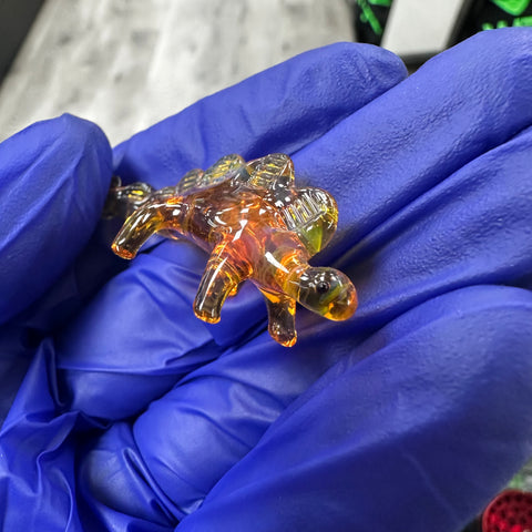 Heady Dino #5 (David White Glass)