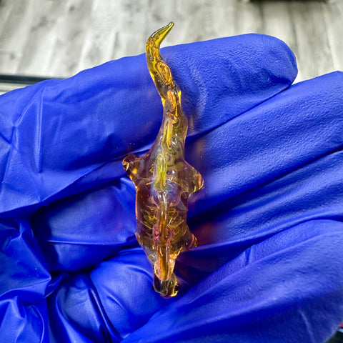 Heady Dino #5 (David White Glass)