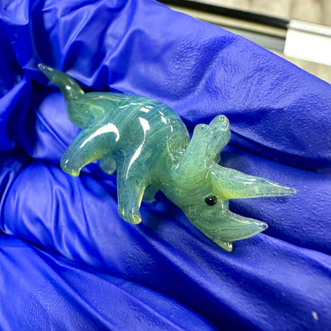 Heady Dino # 6 (David White Glass)