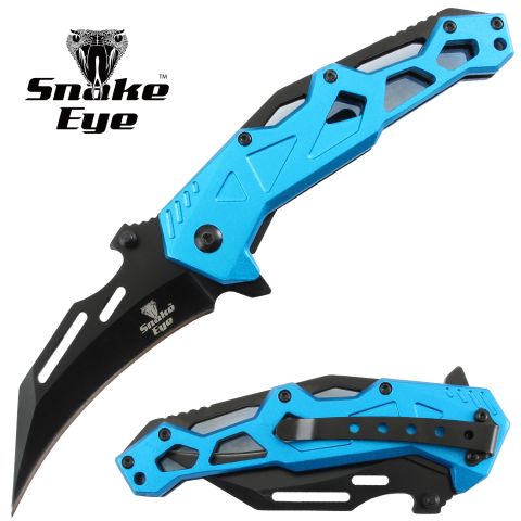 Snake Eye Tactical Karambit Spring Assist Knife