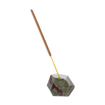 Faceted Incense Holder - Dragon's Blood