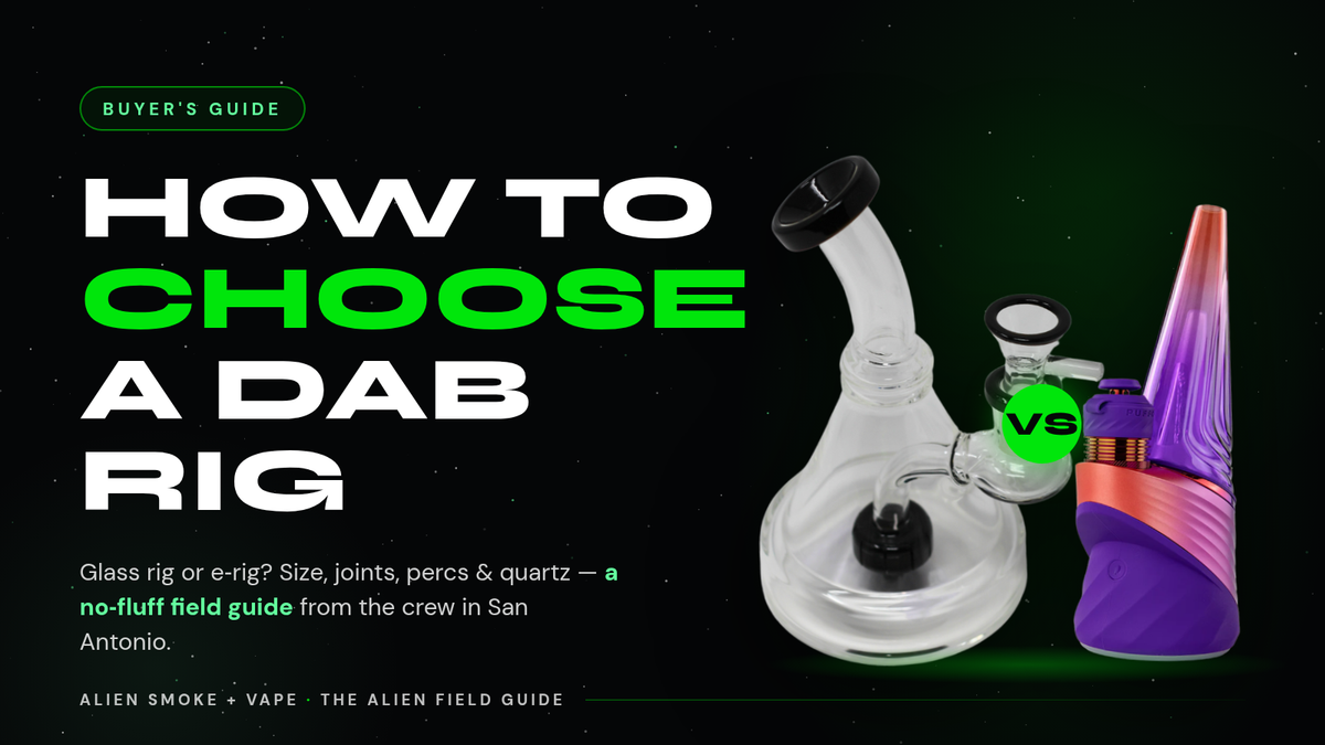 How to Choose a Dab Rig (beginner buyer's guide — glass rigs vs e-rigs)