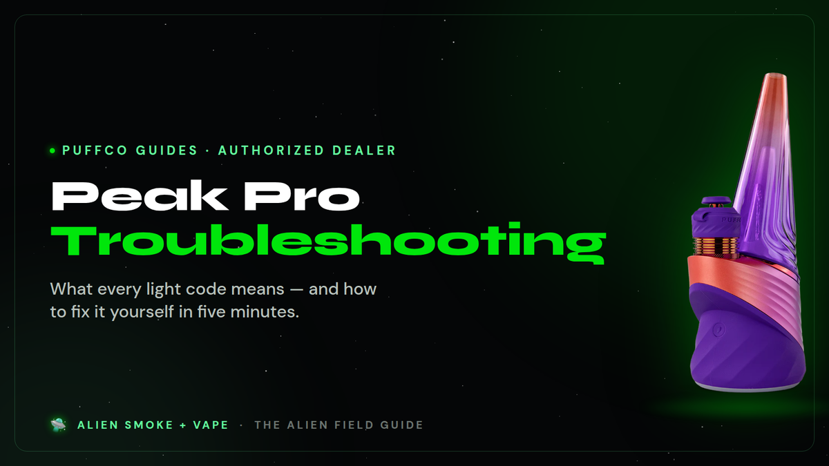 Puffco Peak Pro Troubleshooting: Fix Lights & Heating