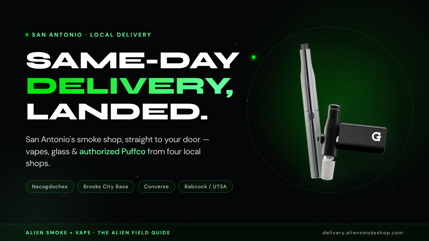Smoke Shop Delivery in San Antonio: Same-Day, Straight to Your Door