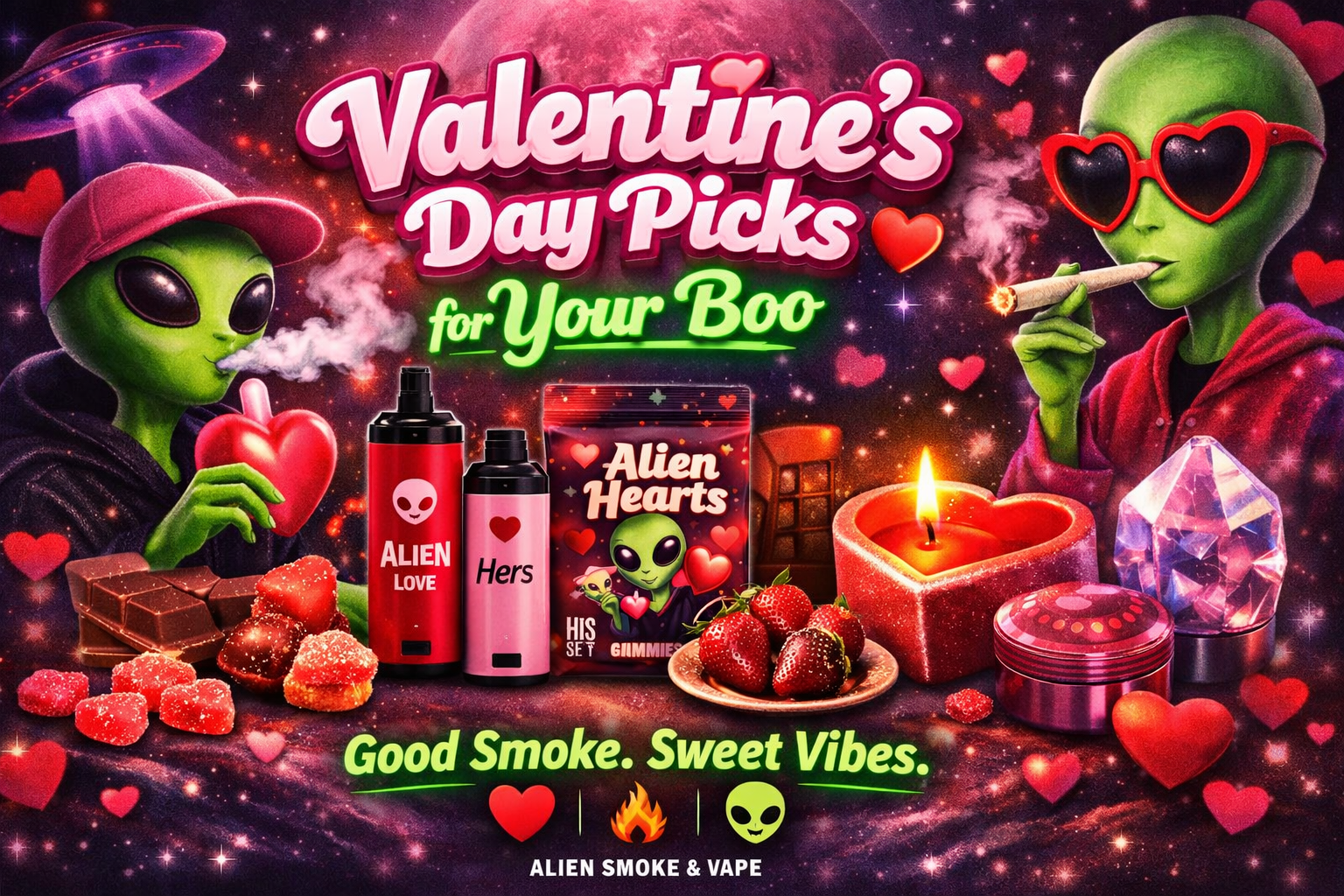 Valentine’s Day Picks for Your Boo 👽❤️