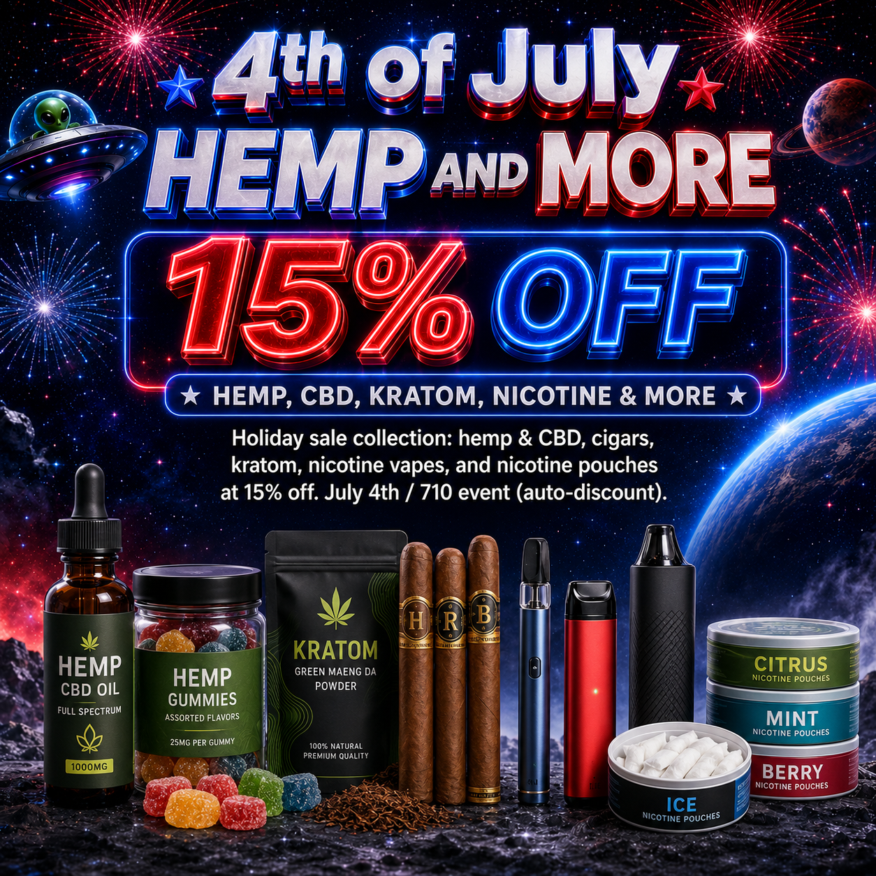 4th of July Hemp and More