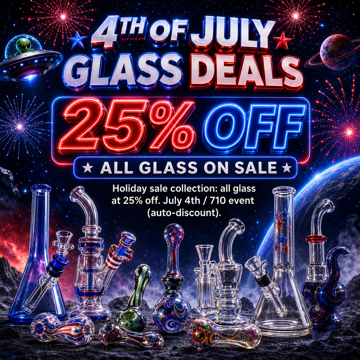 4th of July Glass Deals