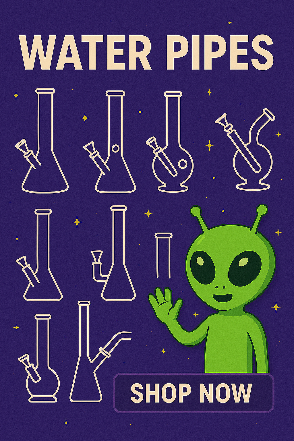 🌌 12-Inch Water Pipes