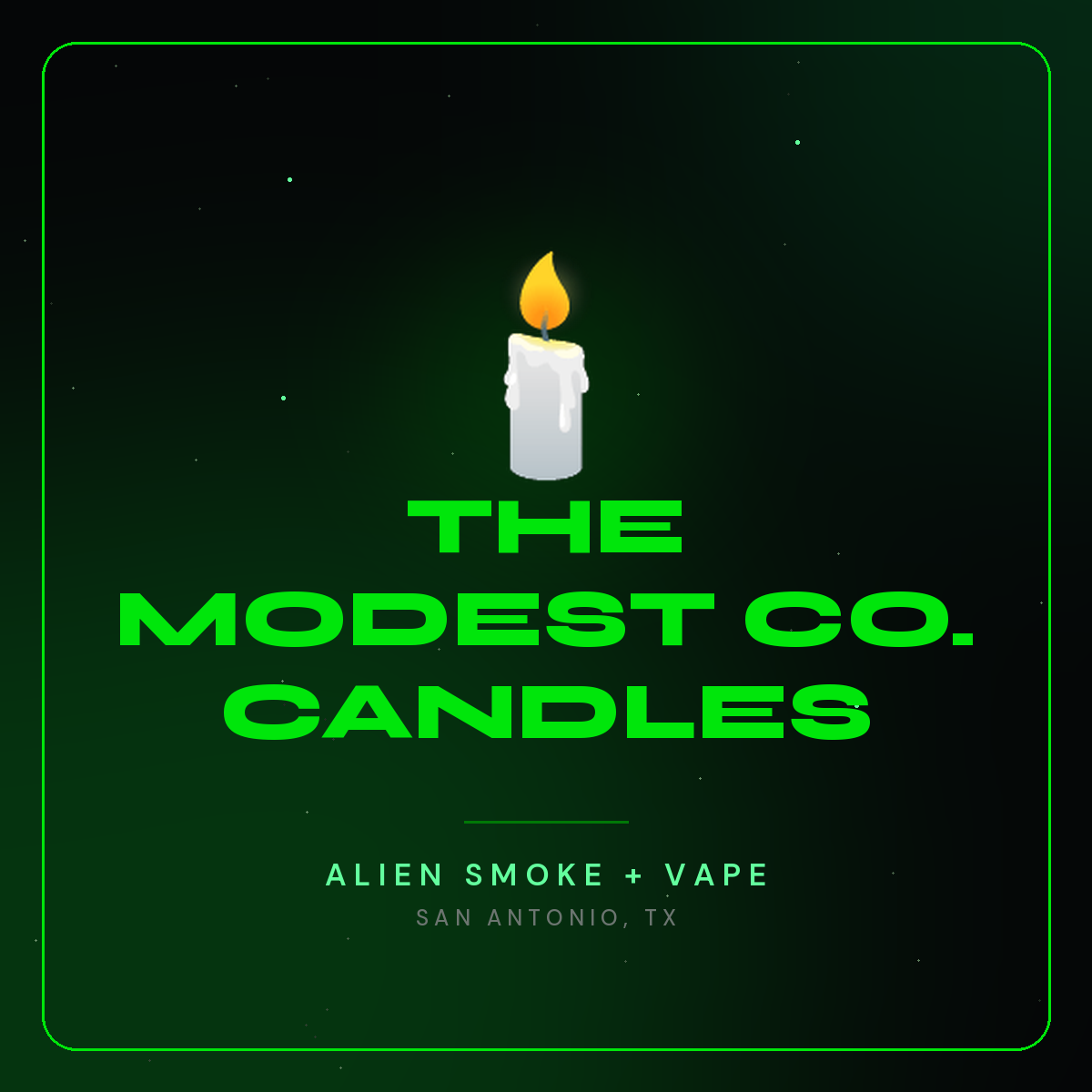 The Modest Co. Candles – Alien Smoke + Vape Shop San Antonio