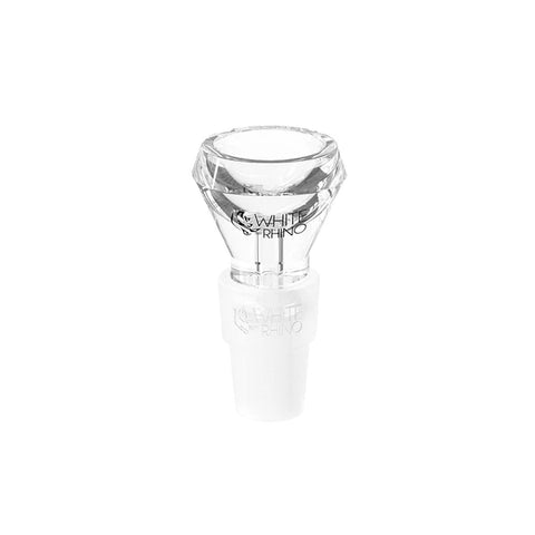White Rhino Hybrid Glass Bowls With Silicone Adapter (Multiple Styles)