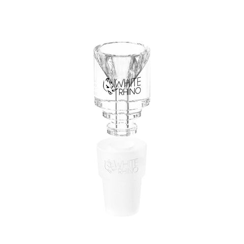 White Rhino Hybrid Glass Bowls With Silicone Adapter (Multiple Styles)