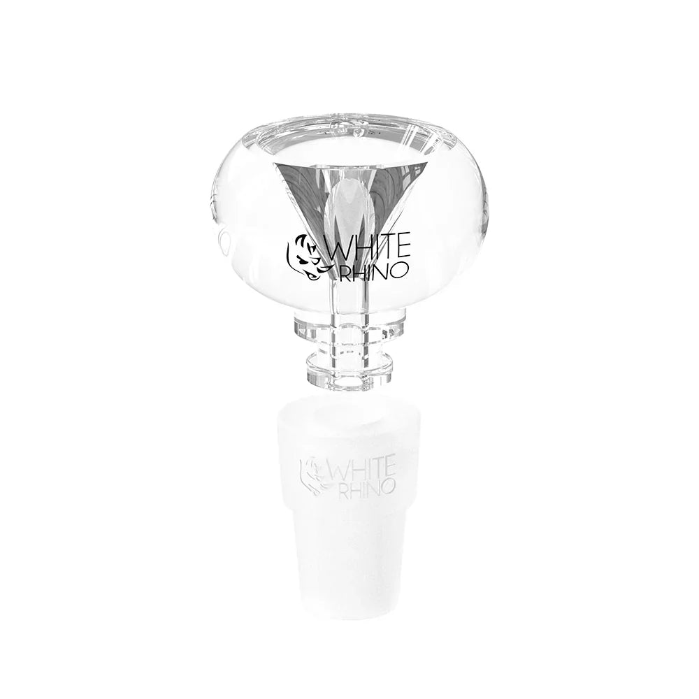 White Rhino  14mm/19mm Hybrid Glass Bowl - Round Bowl
