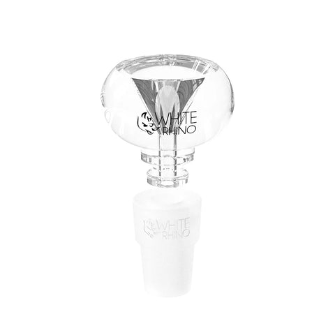 White Rhino Hybrid Glass Bowls With Silicone Adapter (Multiple Styles)