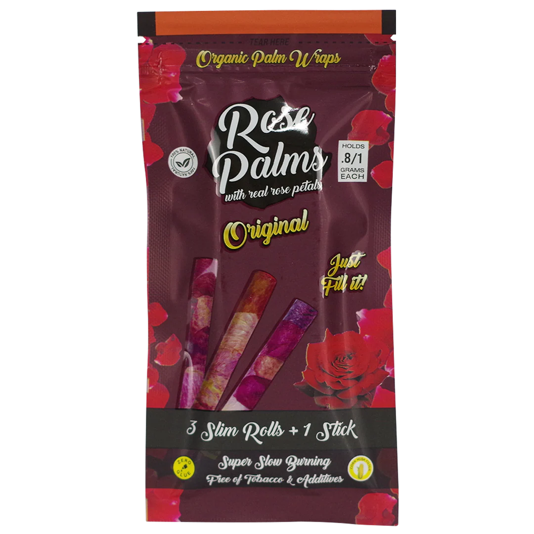 Rose Palm Slim Rolls 1G 3pk