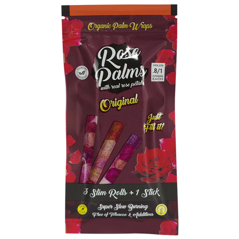 Rose Palm Slim Rolls 1G 3pk