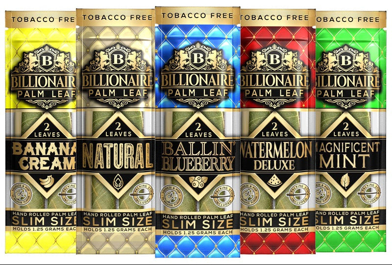 Billionaire Palm Leaf Cones - Slim Size
