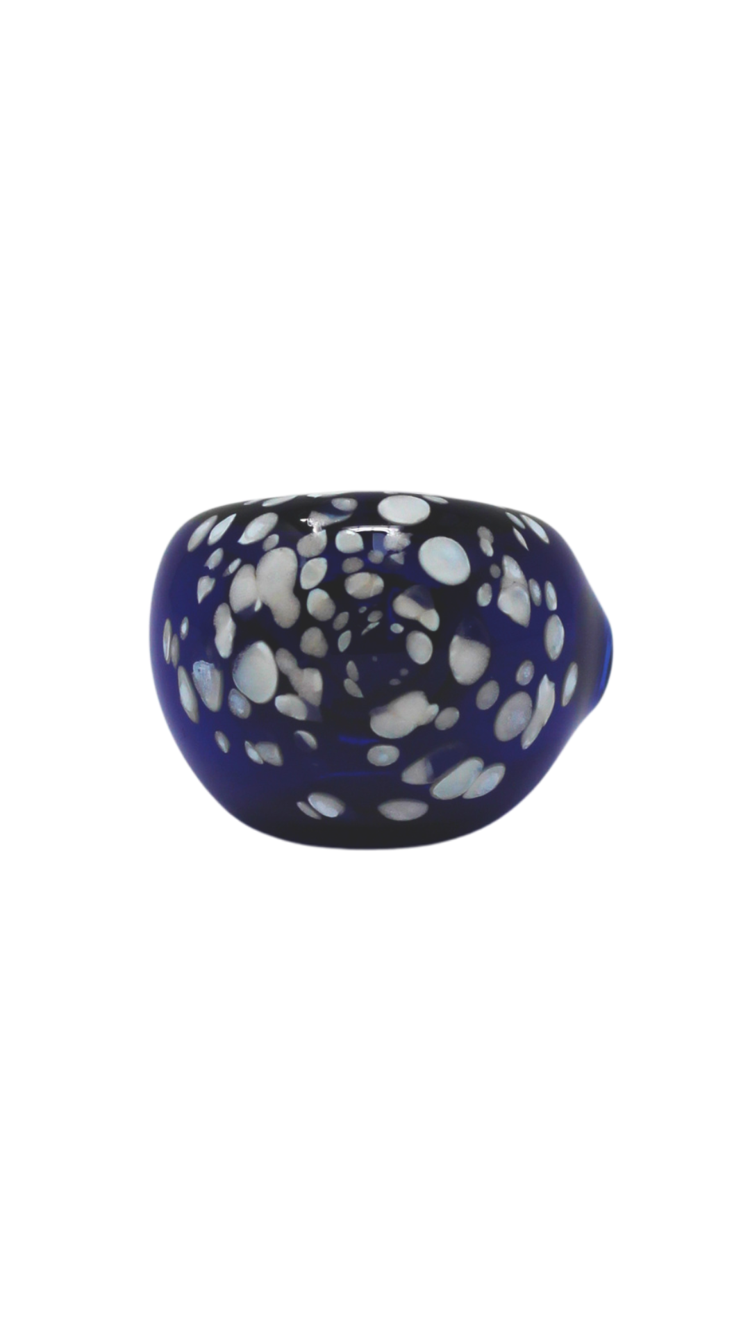 Booth $ix Glass Mini Colored Spoon With Speckled Head