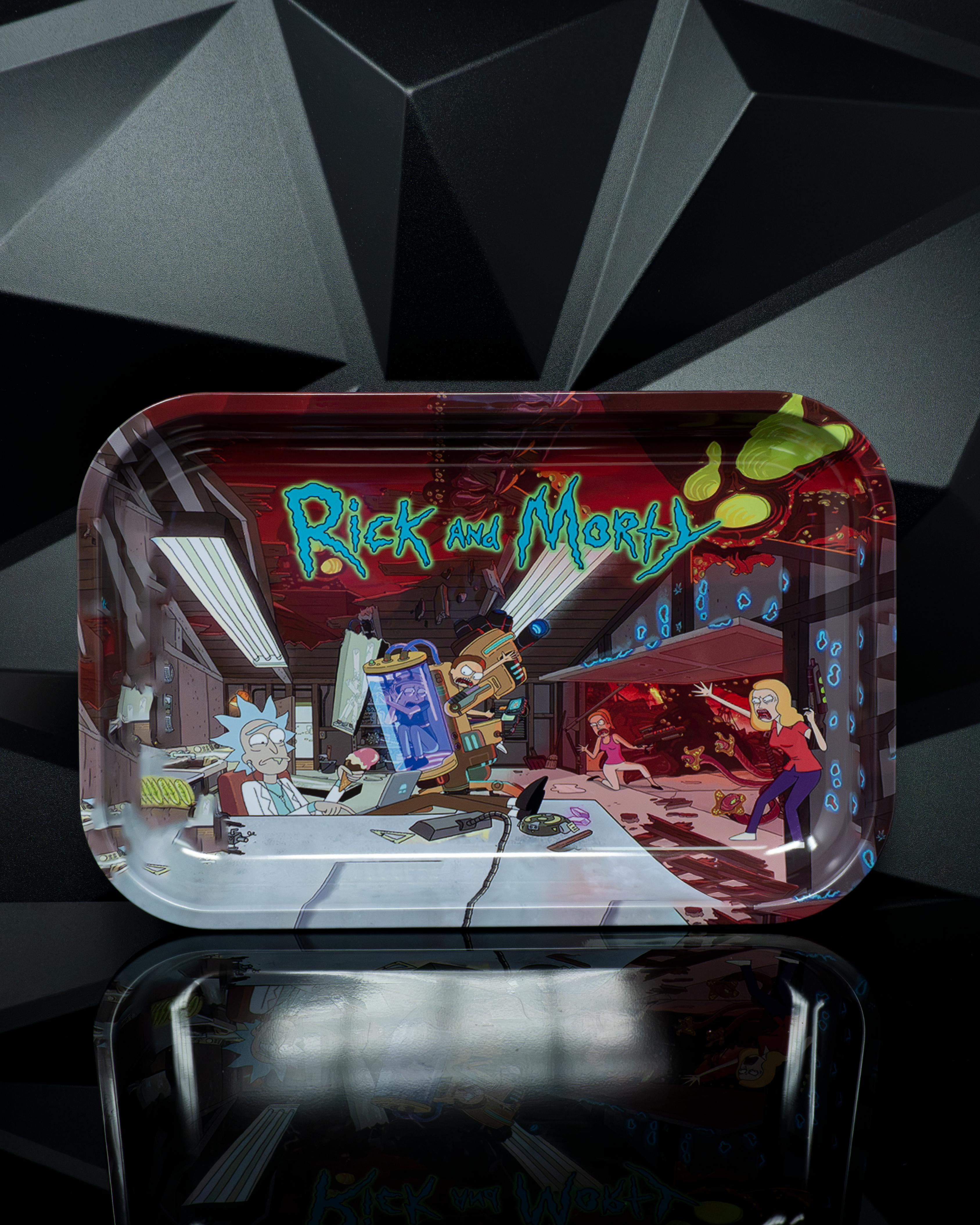 Rick& Morty Rolling Trays
