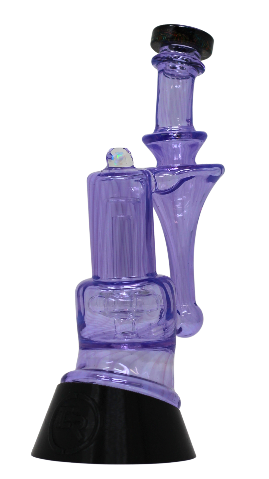 Limited Edition Full Color Faceted Box Set - Heady RBR Puffco Attachment By Iridescent Glass