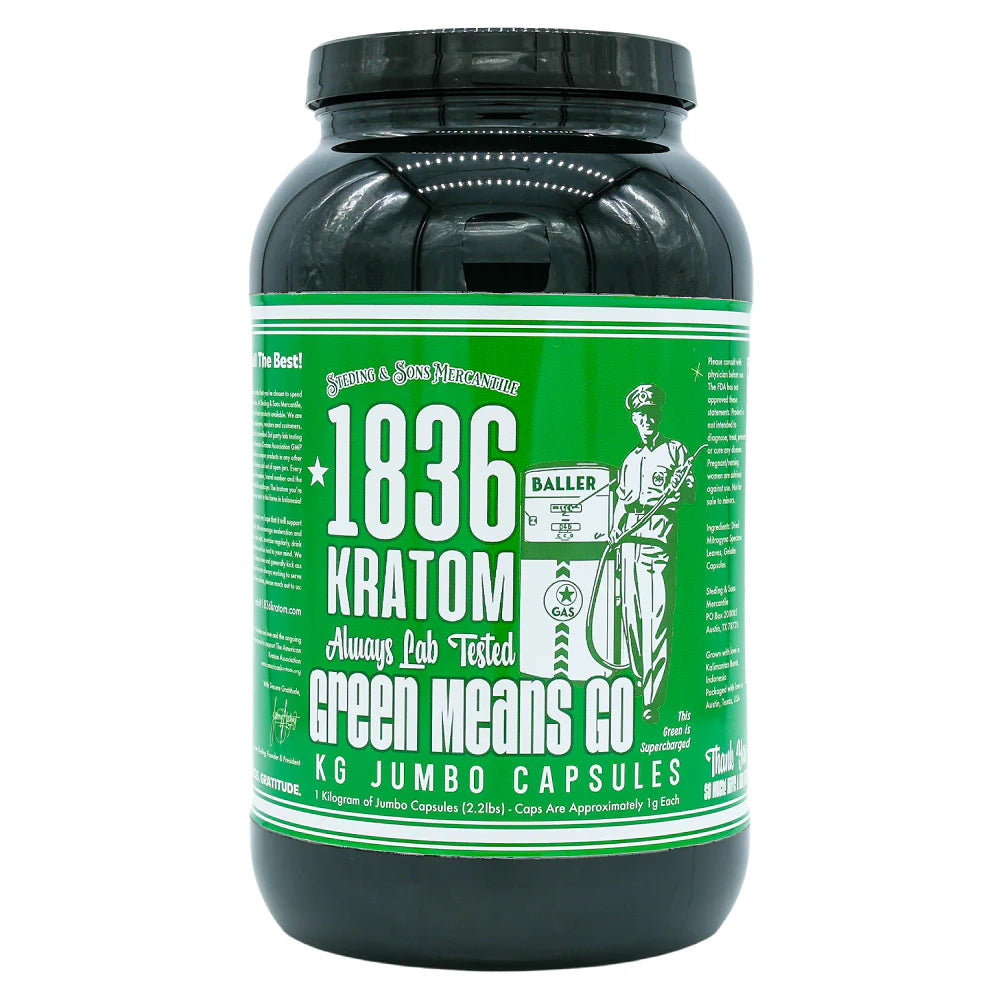 1836 Kratom 1 Kilogram Capsules