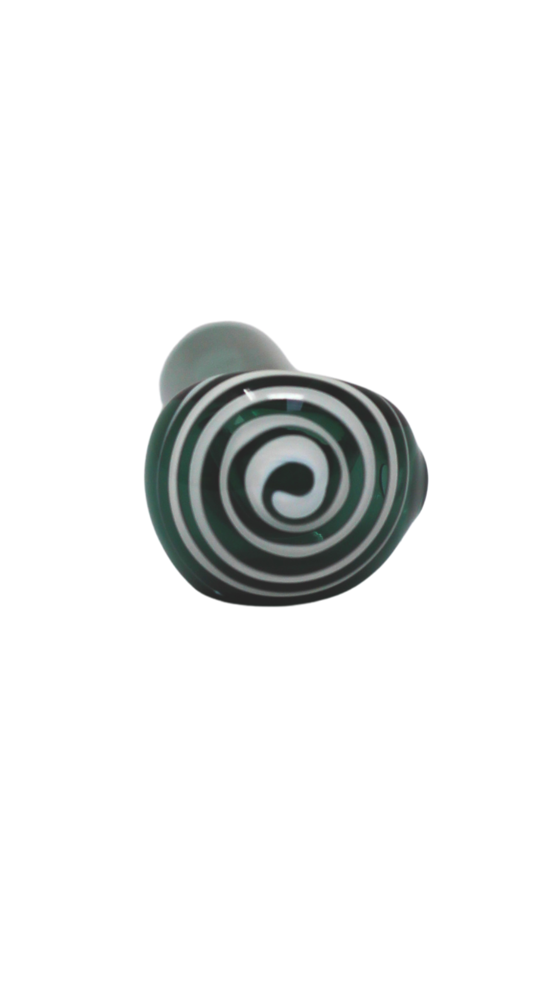 Booth $ix Glass Mini Spoon With Spiral Wrapped Head