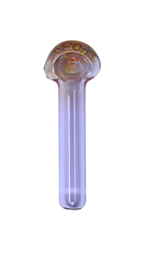 Booth $ix Glass Mini Purple Spoon With Fumed Honeycomb Cap