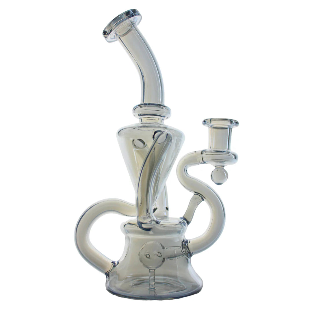 8" Anodized Dual Intake Recycler (Choose color option from below)