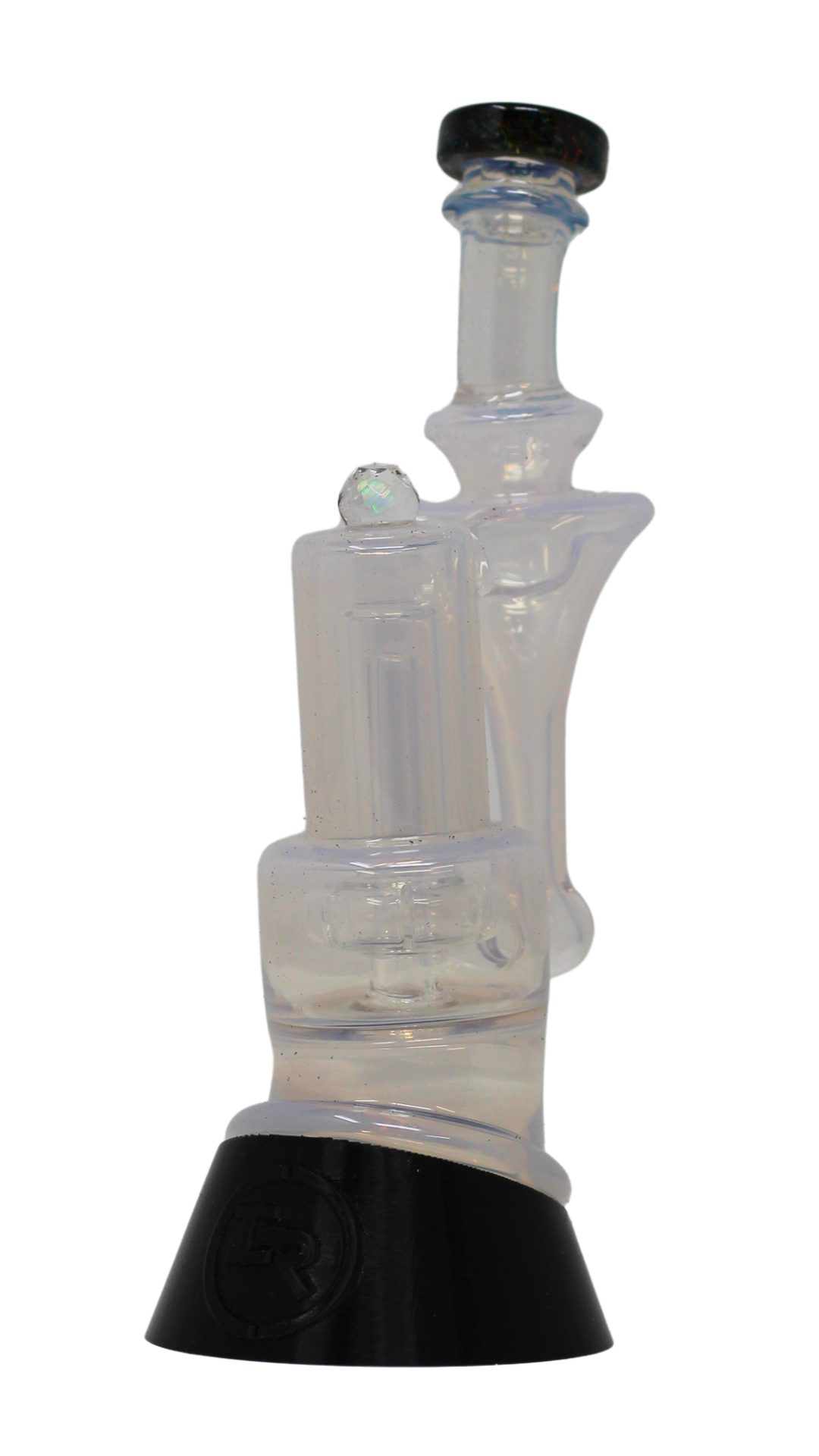 Limited Edition Full Color Faceted Box Set - Heady RBR Puffco Attachment By Iridescent Glass