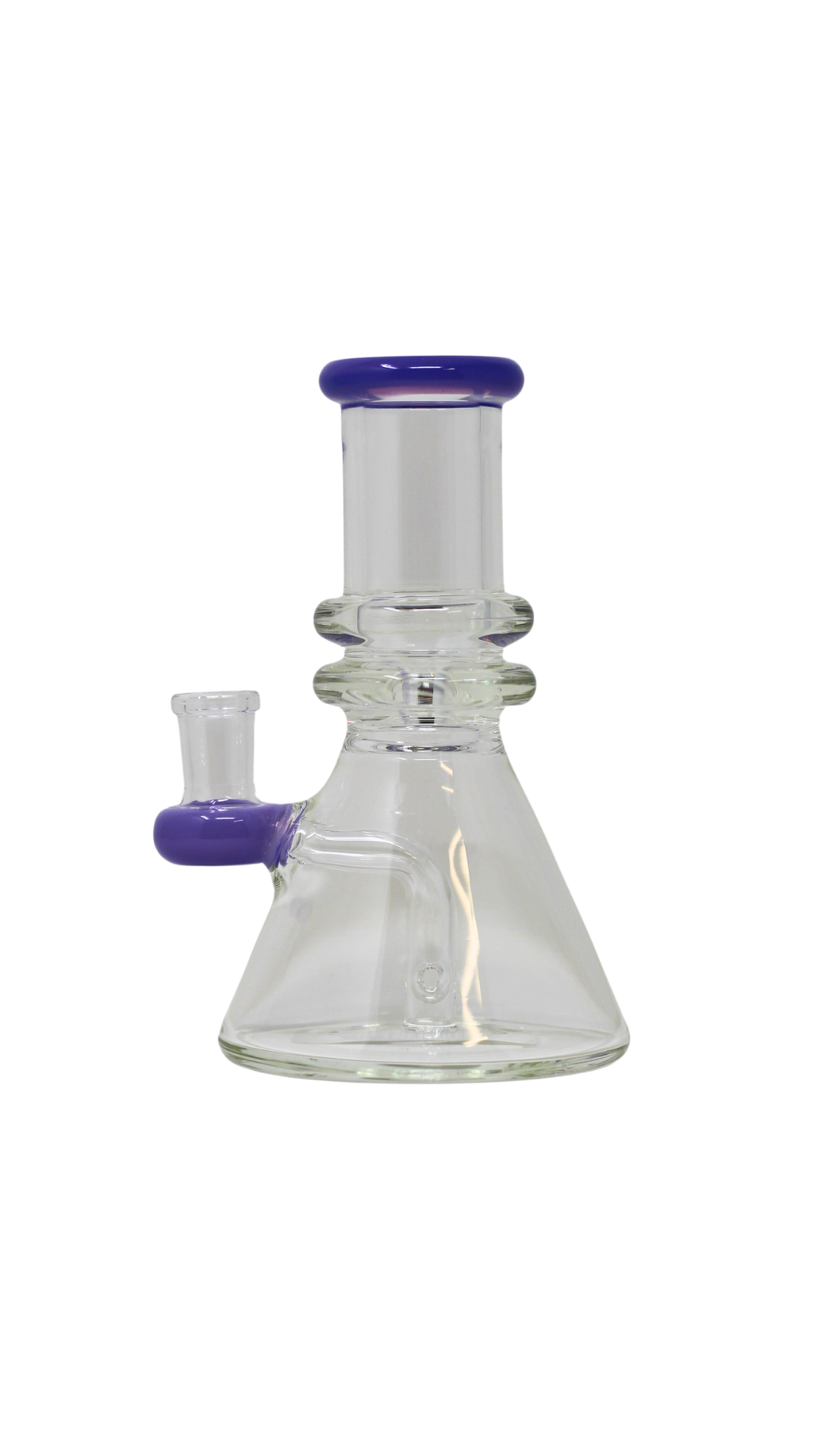 MWP 130 - 8" Heavy Glass Slime One Tone Glass Beaker Bong Clear