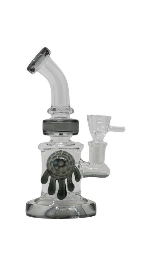 MWP 161 - 9" Multicolor Fancy Glass Water Pipe