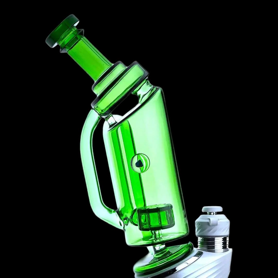 Iridescent Glass: Matrix Can w/ Opal Puffco Peak Attachment (Choose color option)