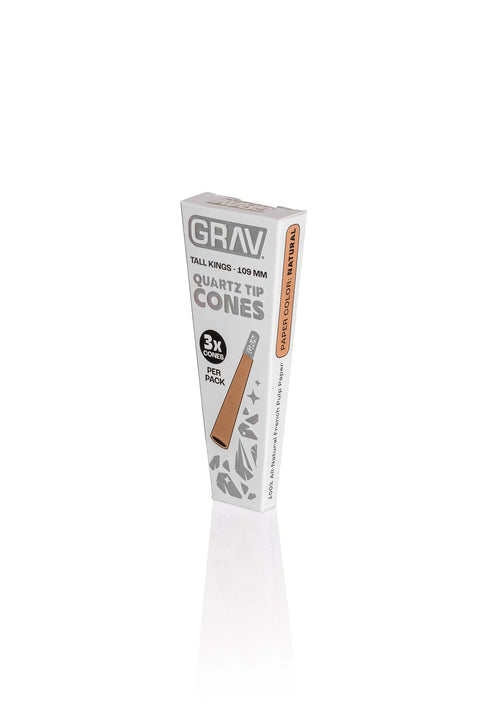 Grav Quartz Tip Cones (Natural)