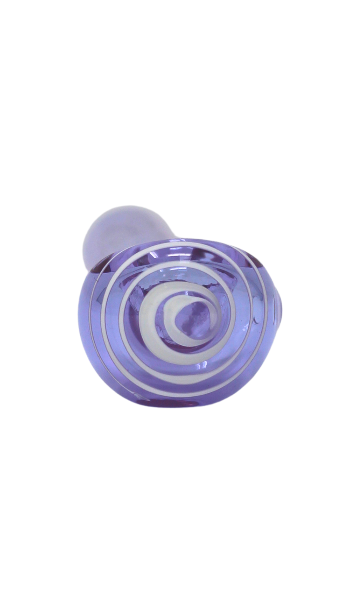 Booth $ix Glass Mini Spoon With Spiral Wrapped Head