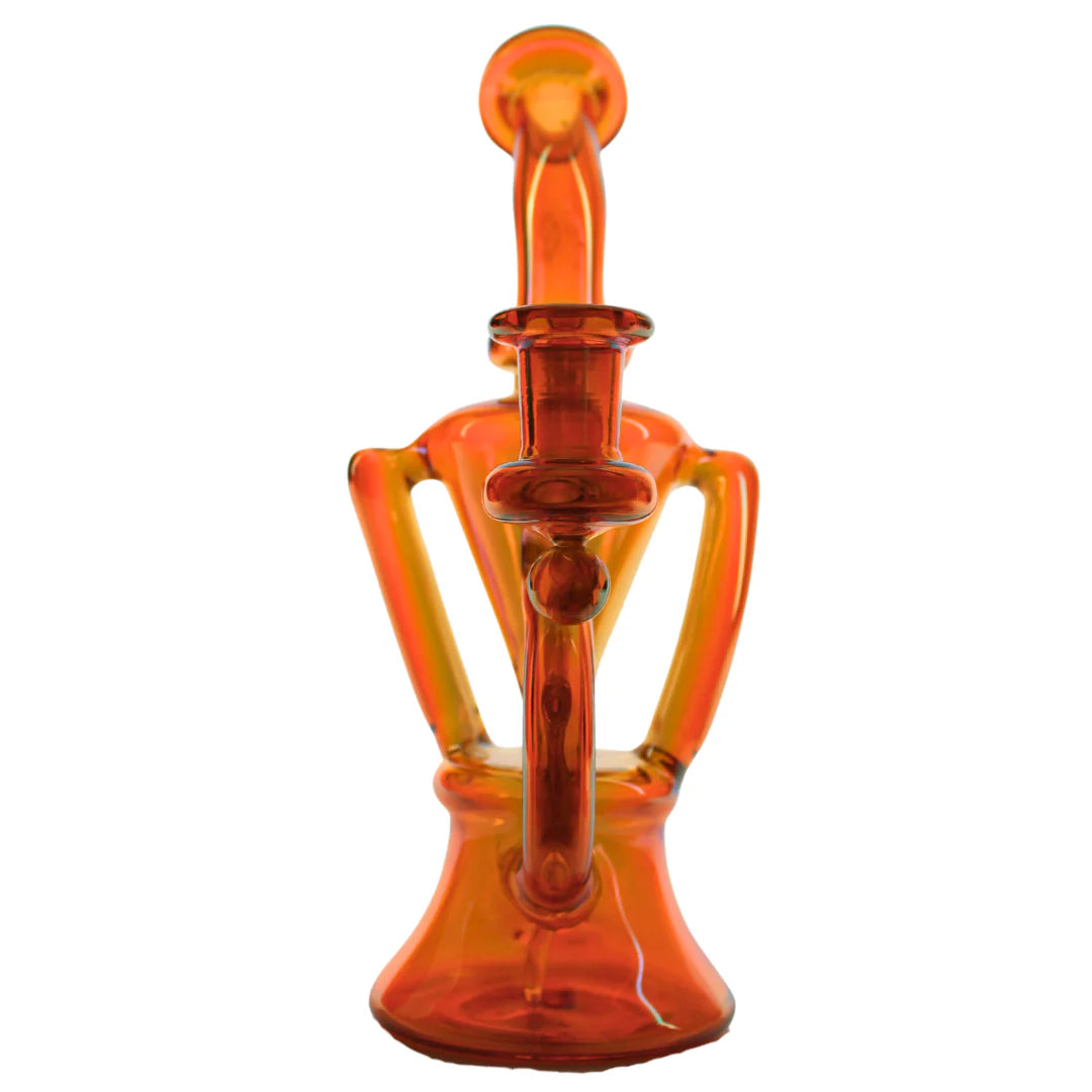 8" Anodized Dual Intake Recycler (Choose color option from below)
