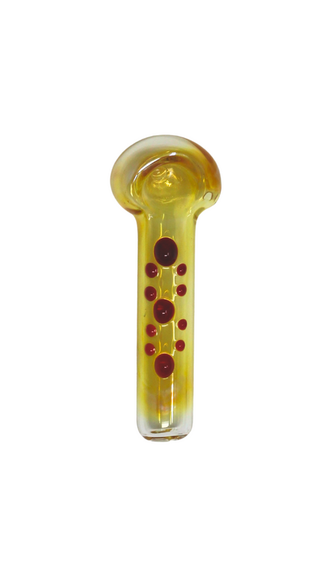 Booth $ix Glass Fumed Clear Spoon With Dots
