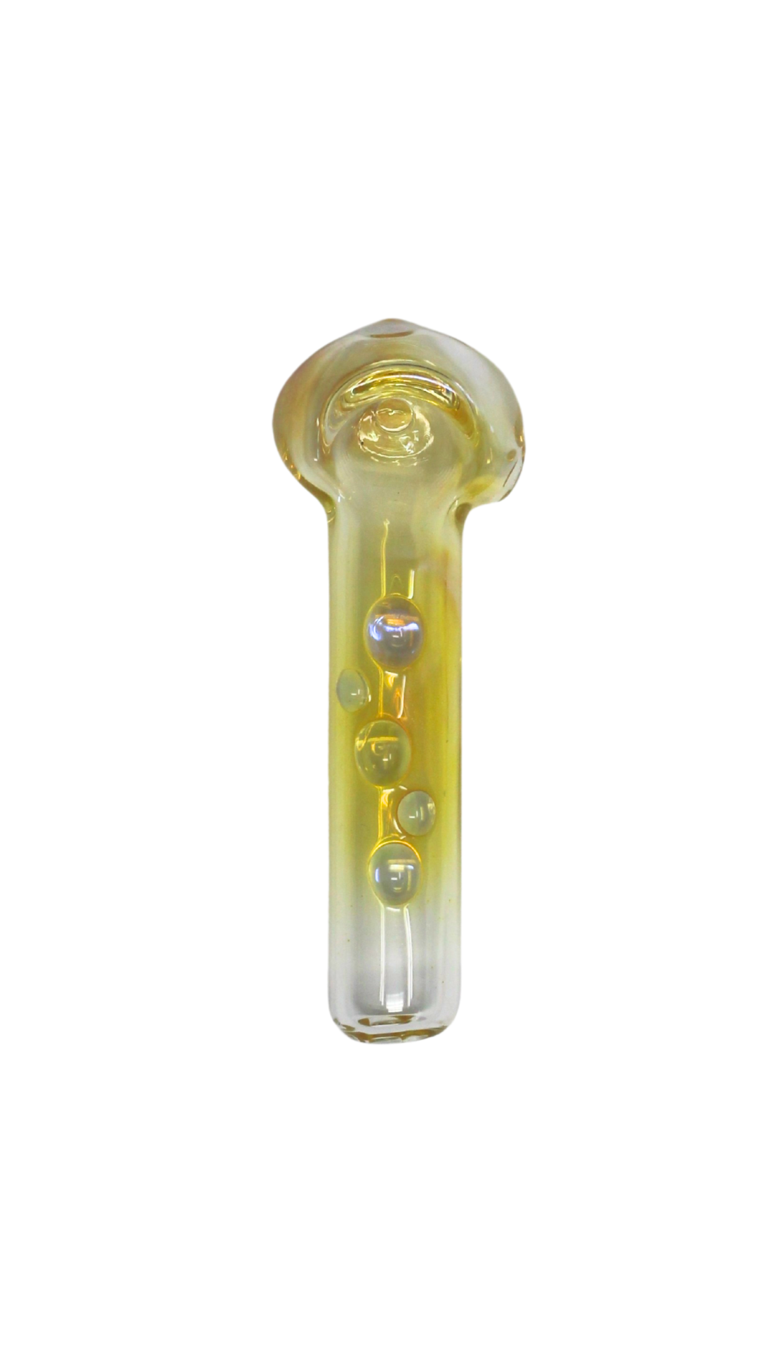 Booth $ix Glass Fumed Clear Spoon With Dots