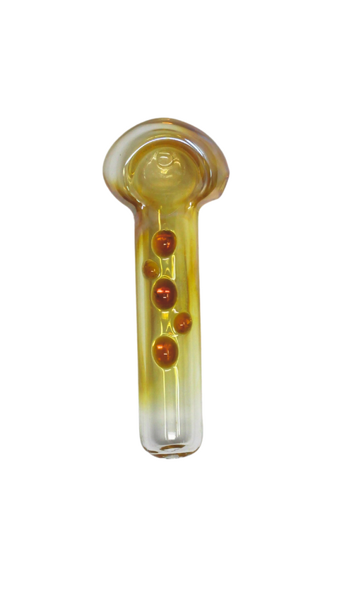 Booth $ix Glass Fumed Clear Spoon With Dots