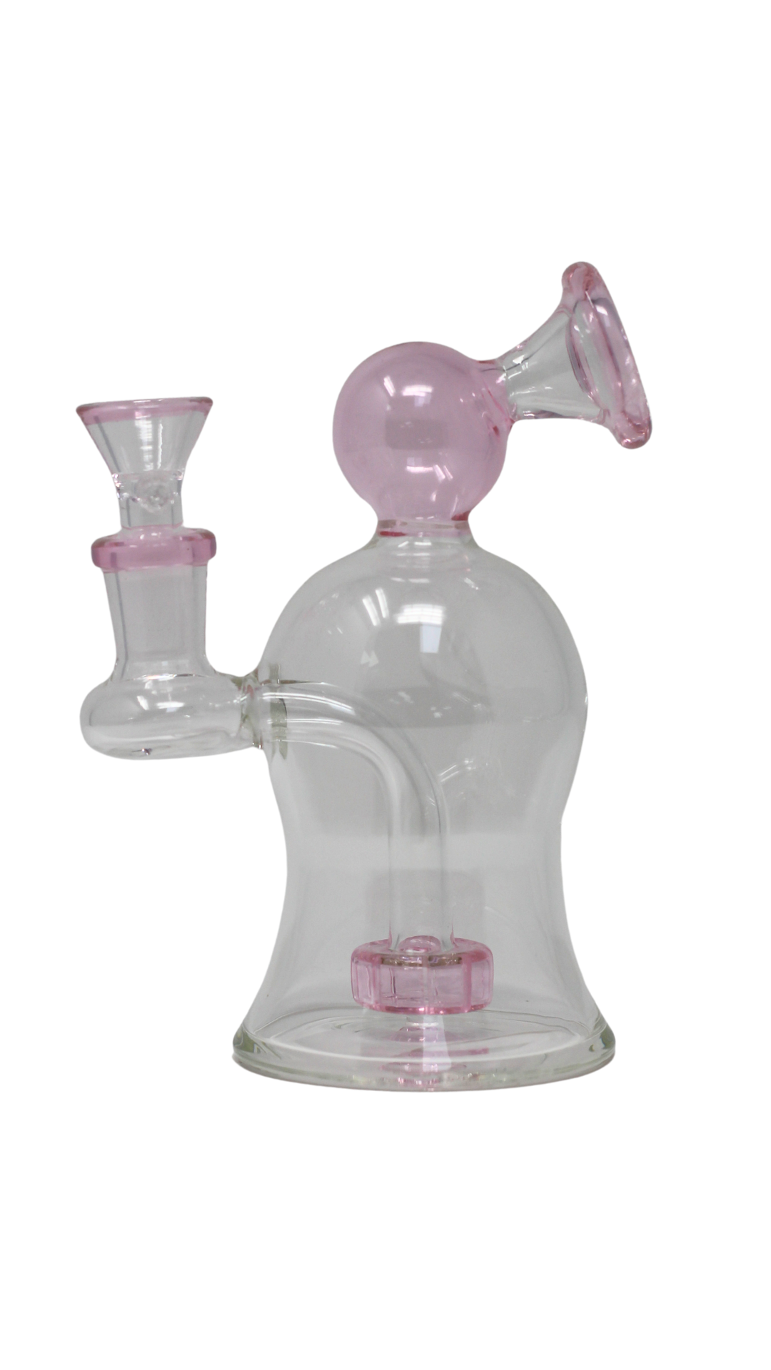 MWP 133 - 6" Mini Curvy 8 Colors 45 Degree Glass Water Pipe