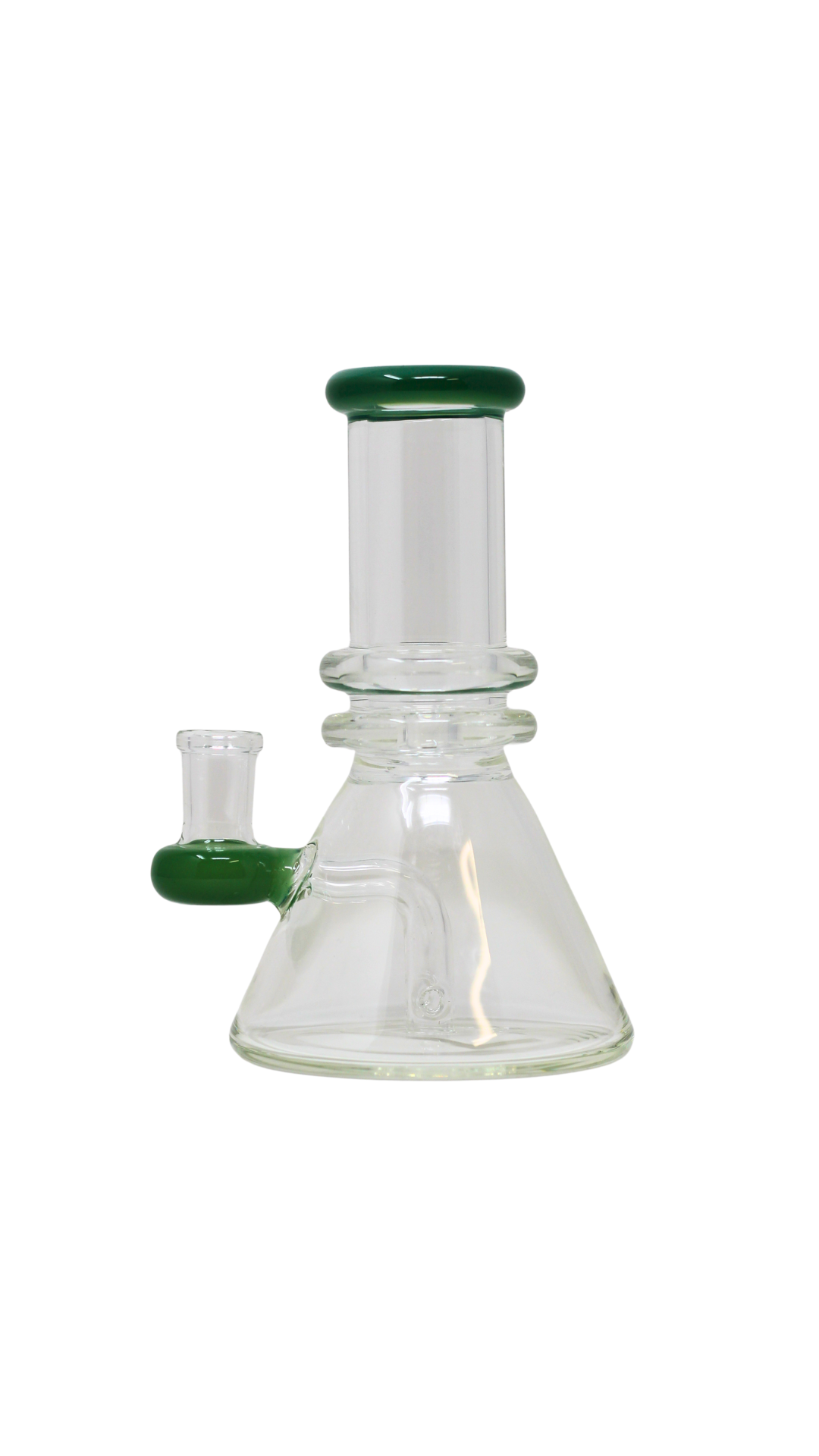 MWP 130 - 8" Heavy Glass Slime One Tone Glass Beaker Bong Clear