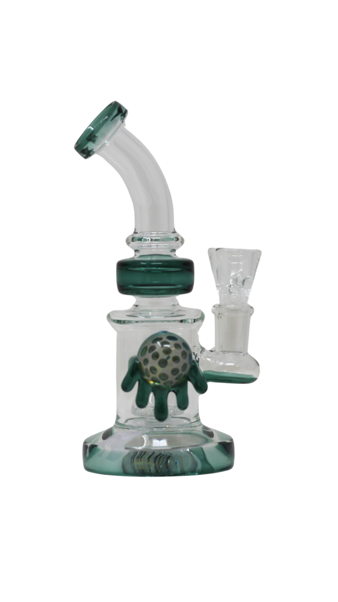 MWP 161 - 9" Multicolor Fancy Glass Water Pipe