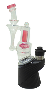 Iridescent Glass LE Mini RBR Puffco Peak Attachment- Telemegenta