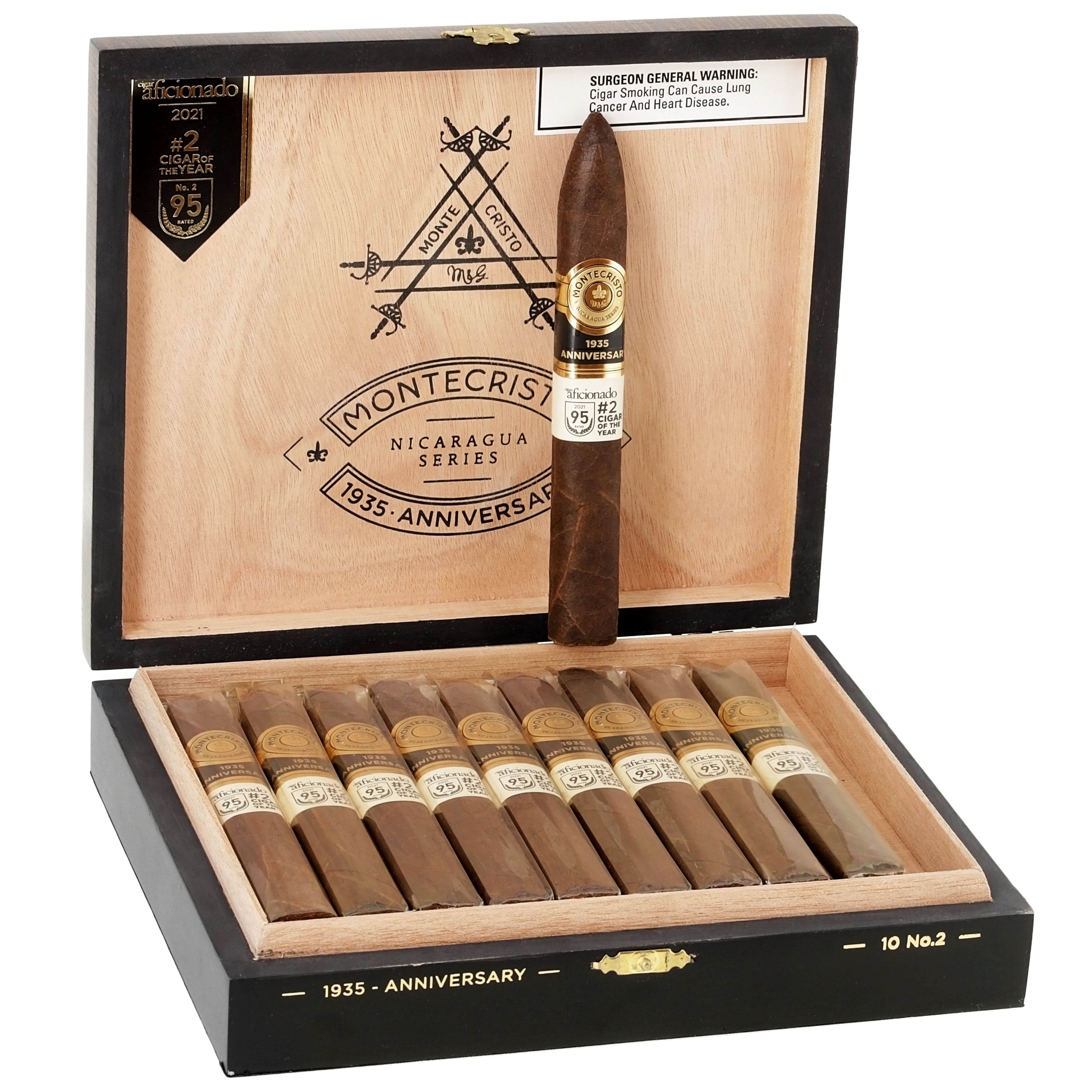 Montecristo 1935 Anniversary - 6 1/8 X 52