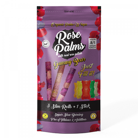 Rose Palm Slim Rolls 1G 3pk