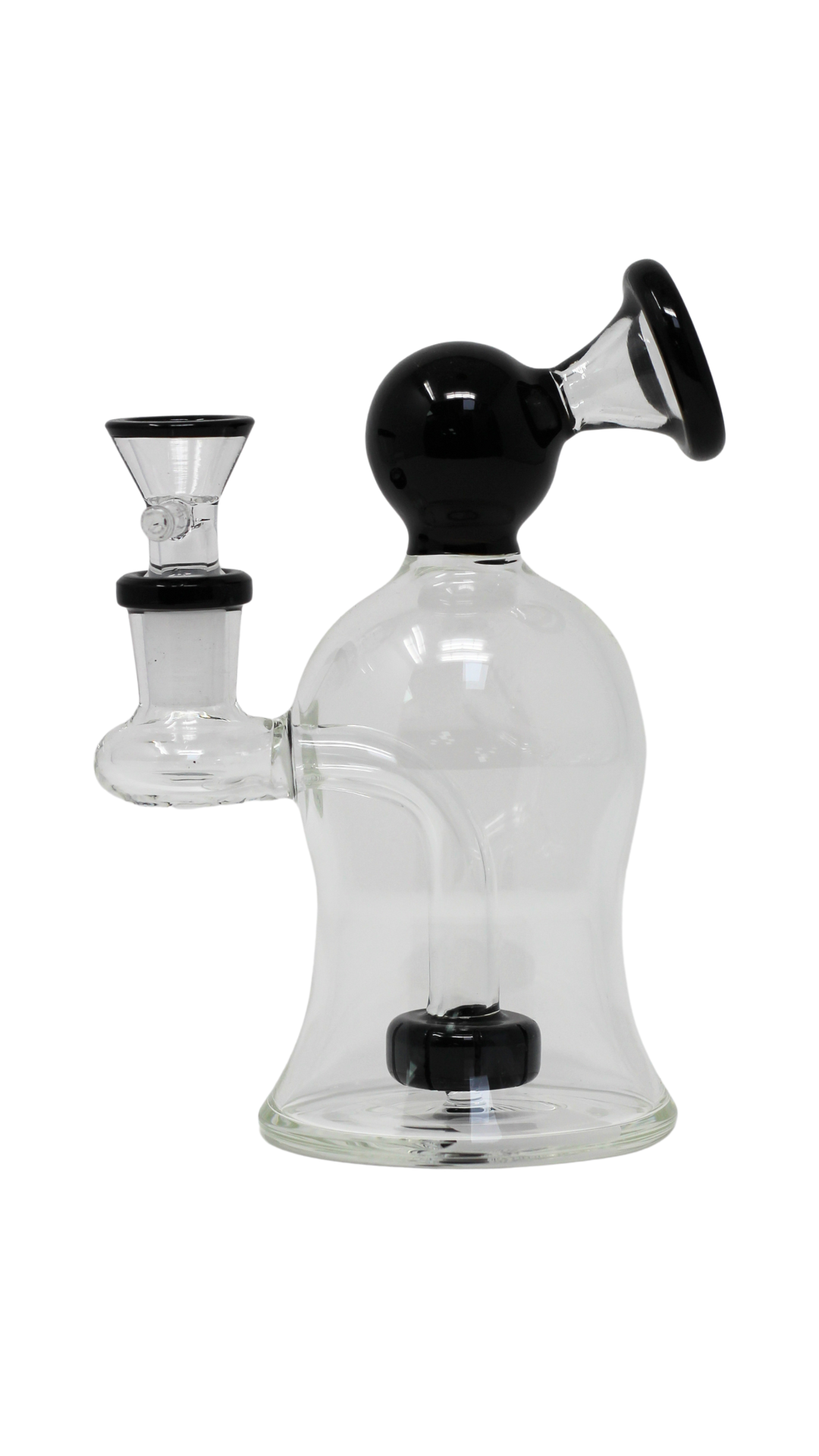 MWP 133 - 6" Mini Curvy 8 Colors 45 Degree Glass Water Pipe