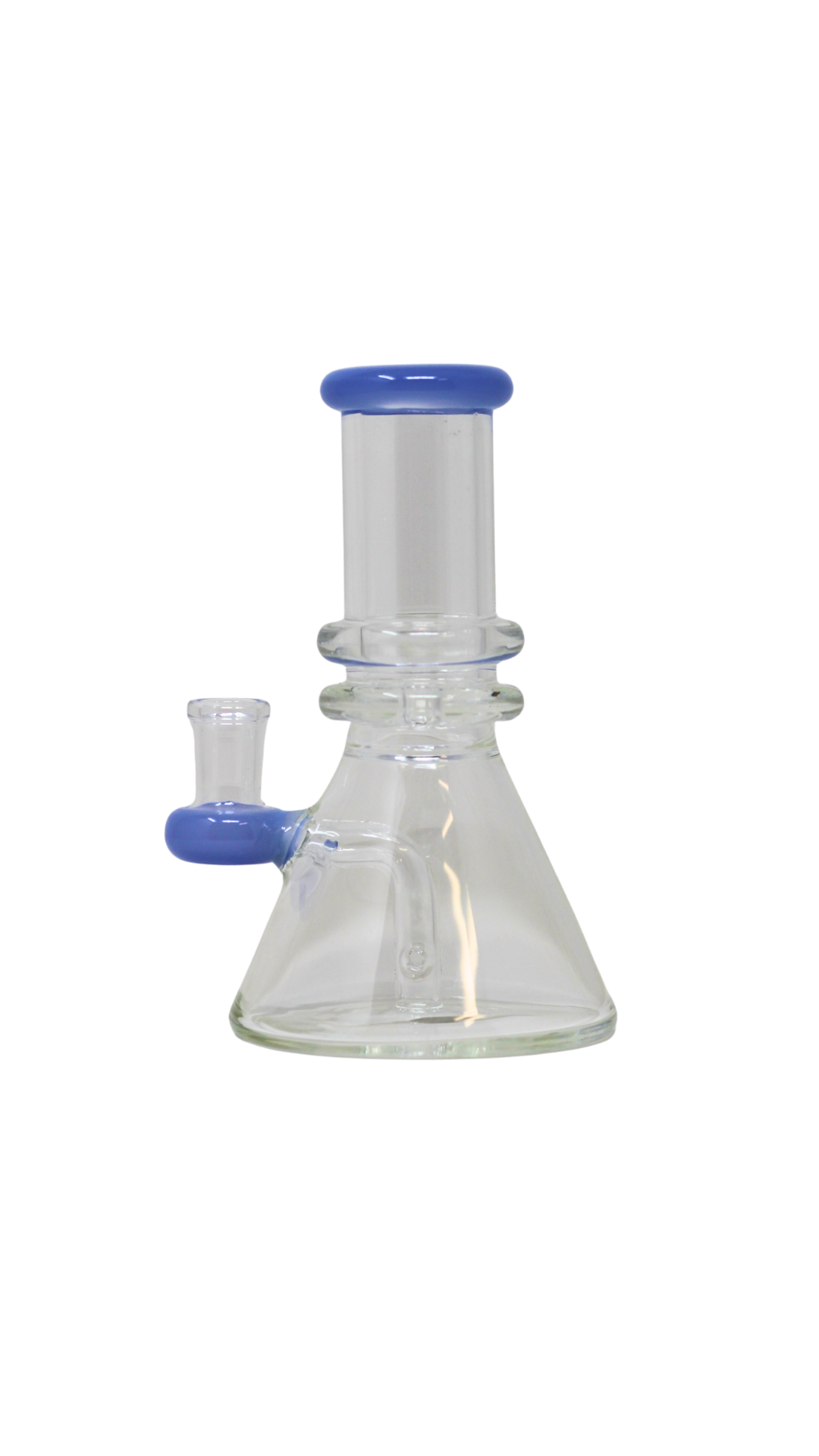 MWP 130 - 8" Heavy Glass Slime One Tone Glass Beaker Bong Clear